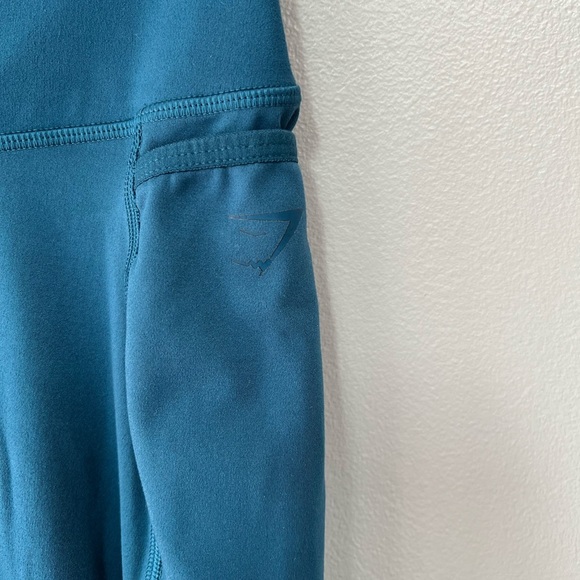 Gymshark Speed Legging V2 in Teal Lagoon - Picture 3 of 6
